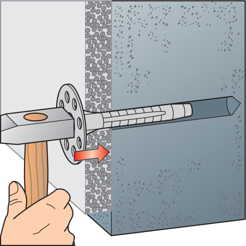 Isolierplatten- / Dämmstoffdübel