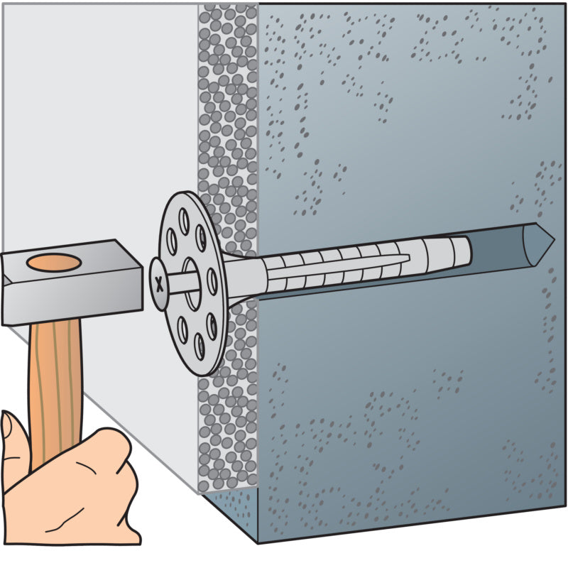 Isolierplatten- / Dämmstoffdübel