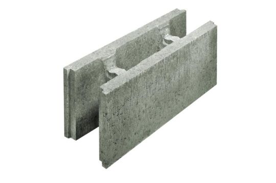 Schalungsstein Beton grau