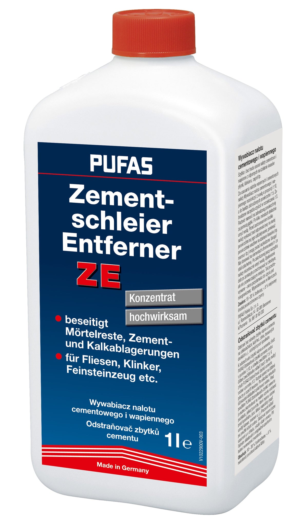 Pufas Zementschleier Entferner ZE 1l