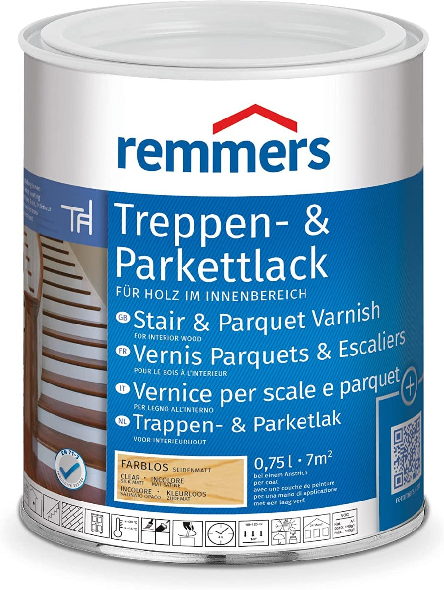 Remmers Parkett.- und Treppenlack 0,75l