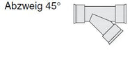 Eurodrain Abzweig 45° / Schrägstück