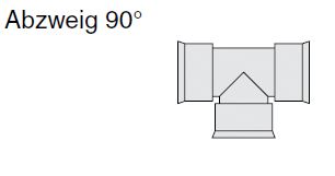 Eurodrain Abzweig 90° / T-Stück