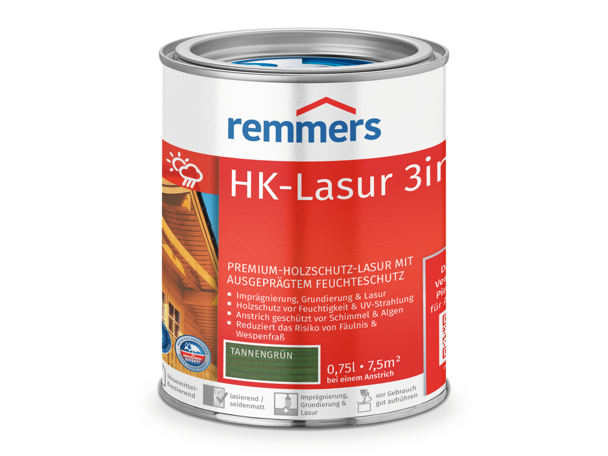 HK-LASUR 3 IN 1 PLUS TANNENGRÜN RC-960 750 ML