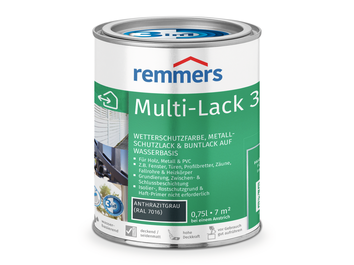 MULTI-LACK 3in1 ANTHRAZIT RAL 7016 750 ML