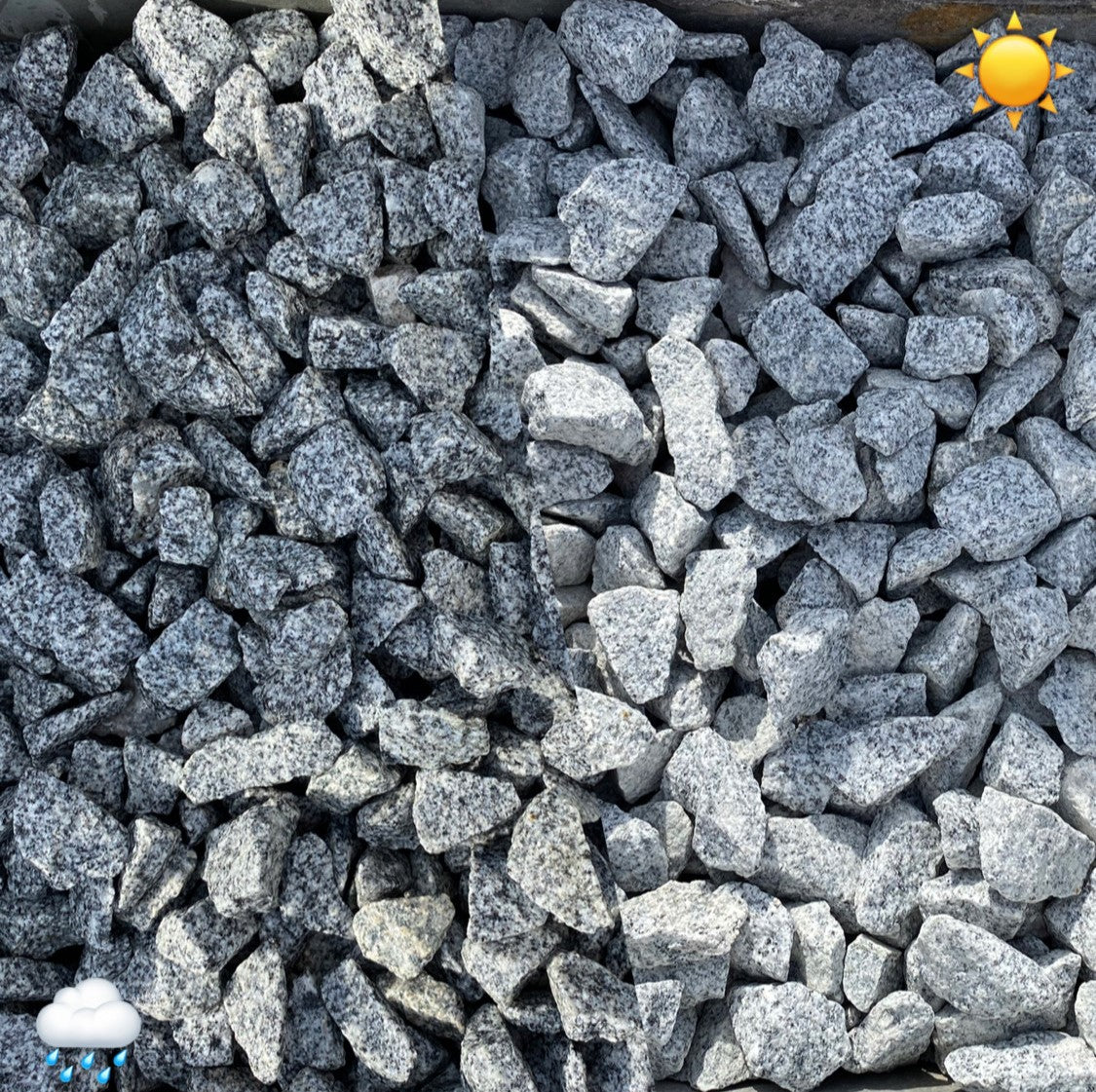 Ziersplitt Granit Royal Grey 25kg