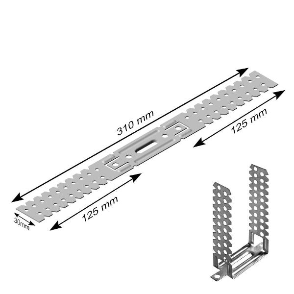 Direktabhänger für CD 60/27, flach 125mm