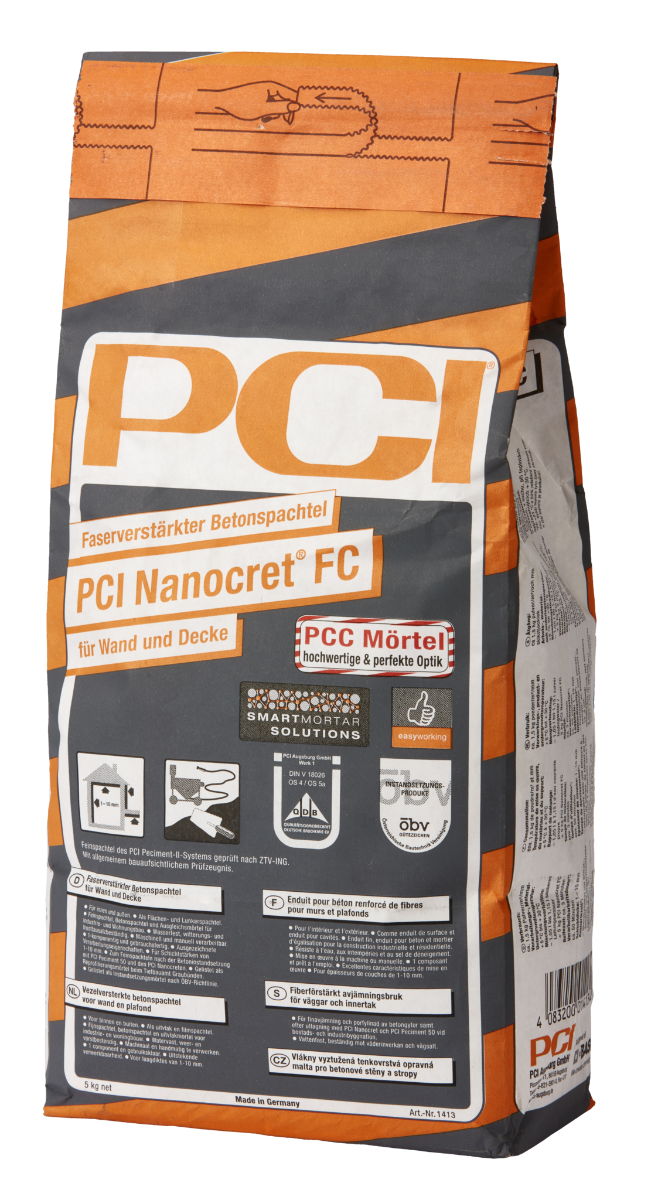 Nanocret FC 5kg (Faserverstärkte Betonspachtelmasse)