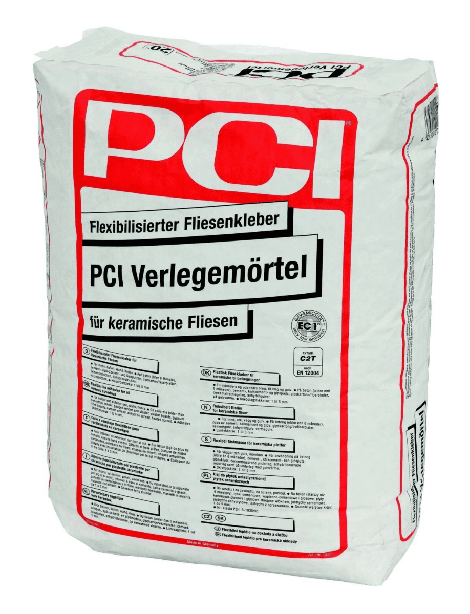 PCI Verlegemörtel 20kg (Flex.-Fliesen und Baukleber)