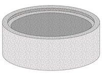 Zwischenteil für Straßeneinlauf Teil 6a, D = 45cm, h = 29,5cm